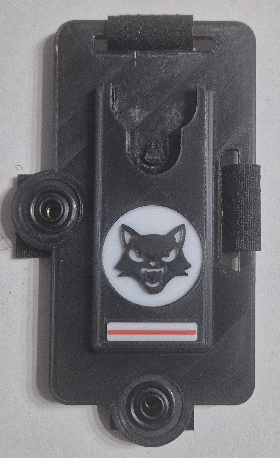 Support caméra piéton VB400 "Chat noir" avec grade Gendarmerie / Police