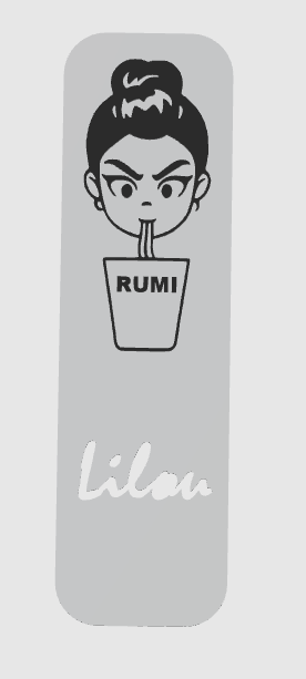 Marque-page personnalisable