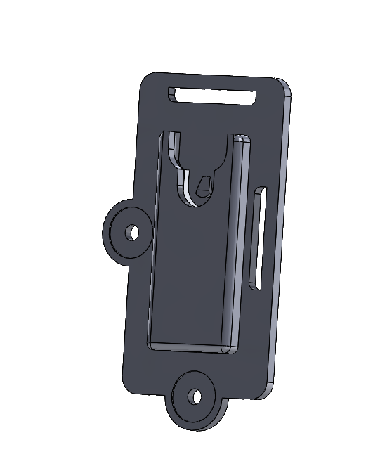 Support caméra piéton VB400 uni ou personnalisable