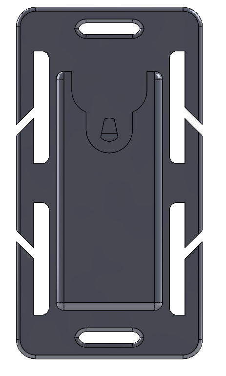 Support caméra piéton VB400 quad molle uni ou personnalisable